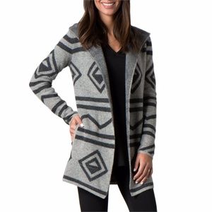 Toad&Co Merino Diamond Hooded Sweater
